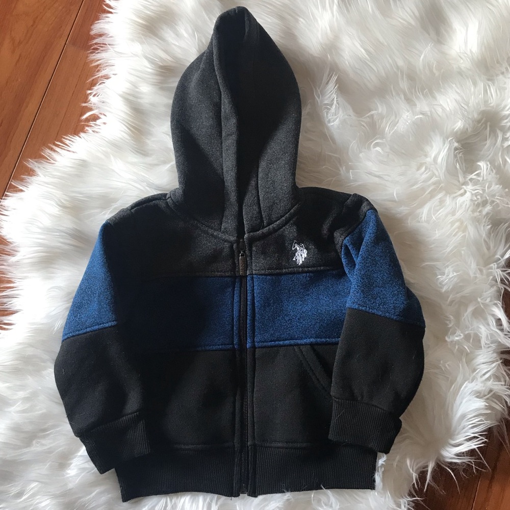 U.S. Polo Assn. Hooded Jacket size 24 Months